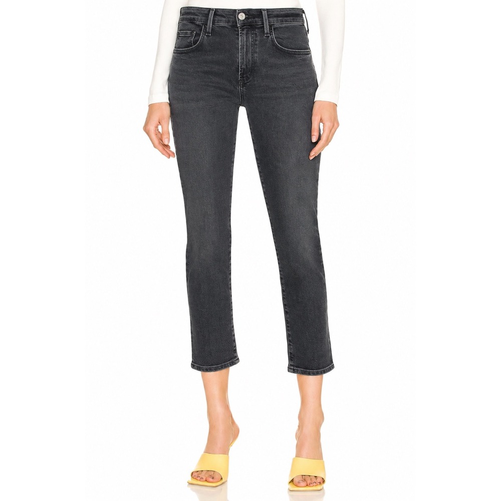 CITIZENS‎ OF HUMANITY Ella Mid Rise Slim Crop Jeans in Film Noir